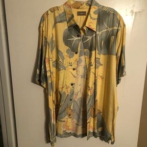As XL Men’s Rayon Blend Floral Shirt